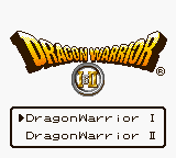 Dragon Warrior I & II (USA) Title Screen